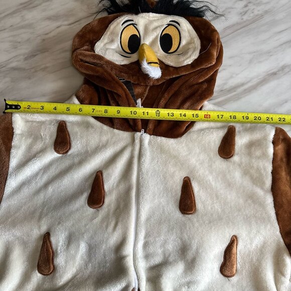 Winnie The Pooh Owl Costume Jumpsuit Halloween Plush Adult Men L, Woman Plus 2X - Picture 6 of 16